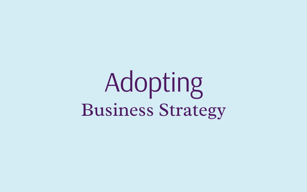 Adopting Business Strategics